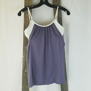 Ellie women XS reversible purple athletic yoga